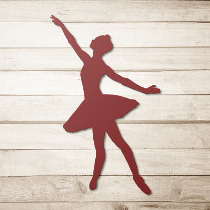 "Graceful Ballet Dancer" Steel Metal Sign - Weave Got Gifts - Unique Gifts You Won’t Find Anywhere Else!