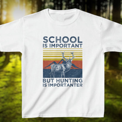 "Hunting Is Importanter" Kids Shirt - Weave Got Gifts - Unique Gifts You Won’t Find Anywhere Else!
