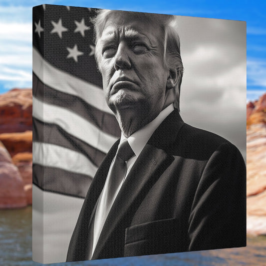 "American Donald Trump" Wall Art - Weave Got Gifts - Unique Gifts You Won’t Find Anywhere Else!