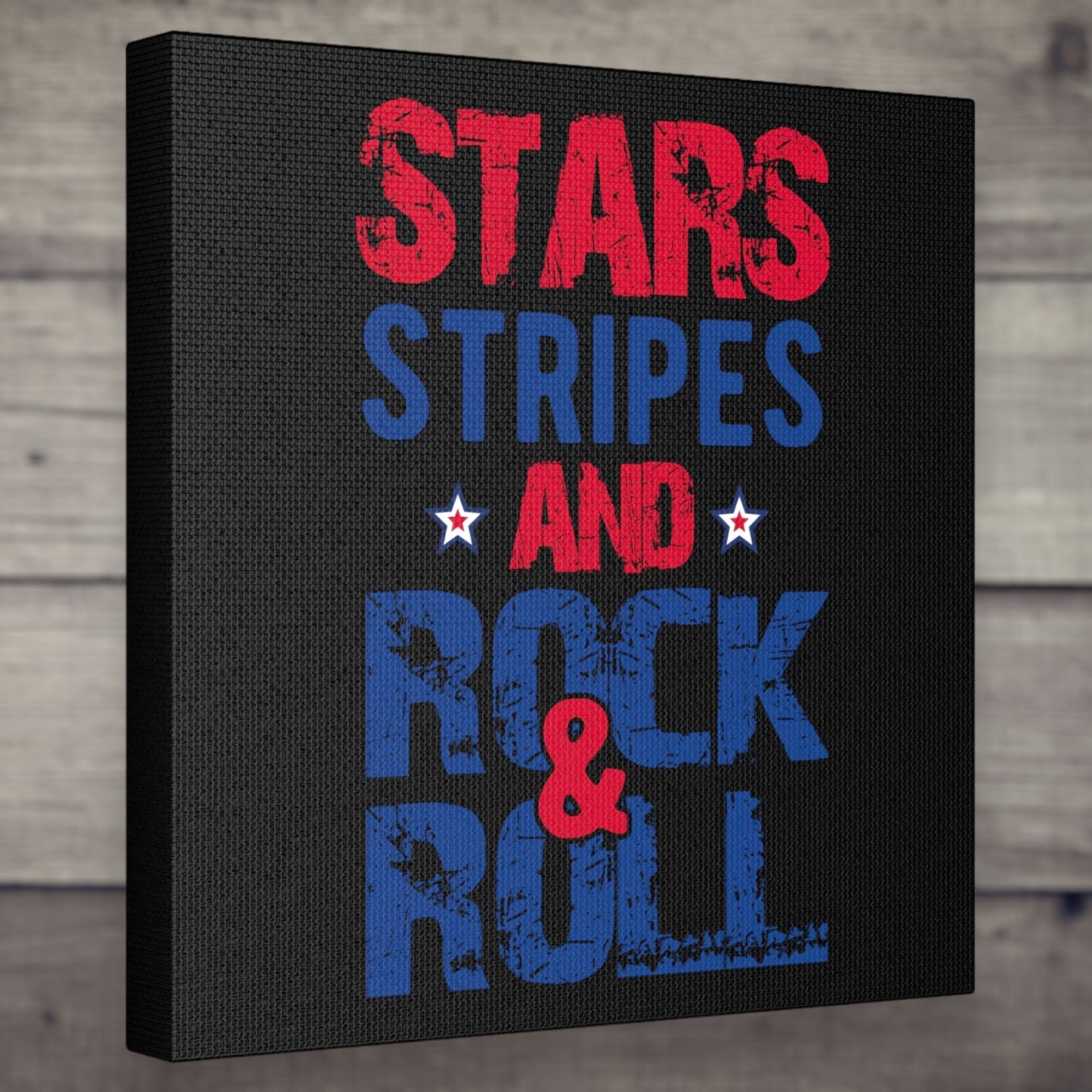 "Stars, Stripes And Rock & Roll" T-Shirt - Weave Got Gifts - Unique Gifts You Won’t Find Anywhere Else!