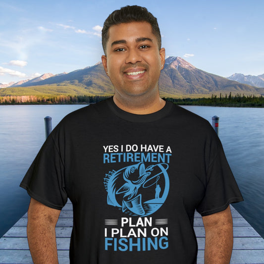 "Fishing Retirement Plan" T-Shirt - Weave Got Gifts - Unique Gifts You Won’t Find Anywhere Else!