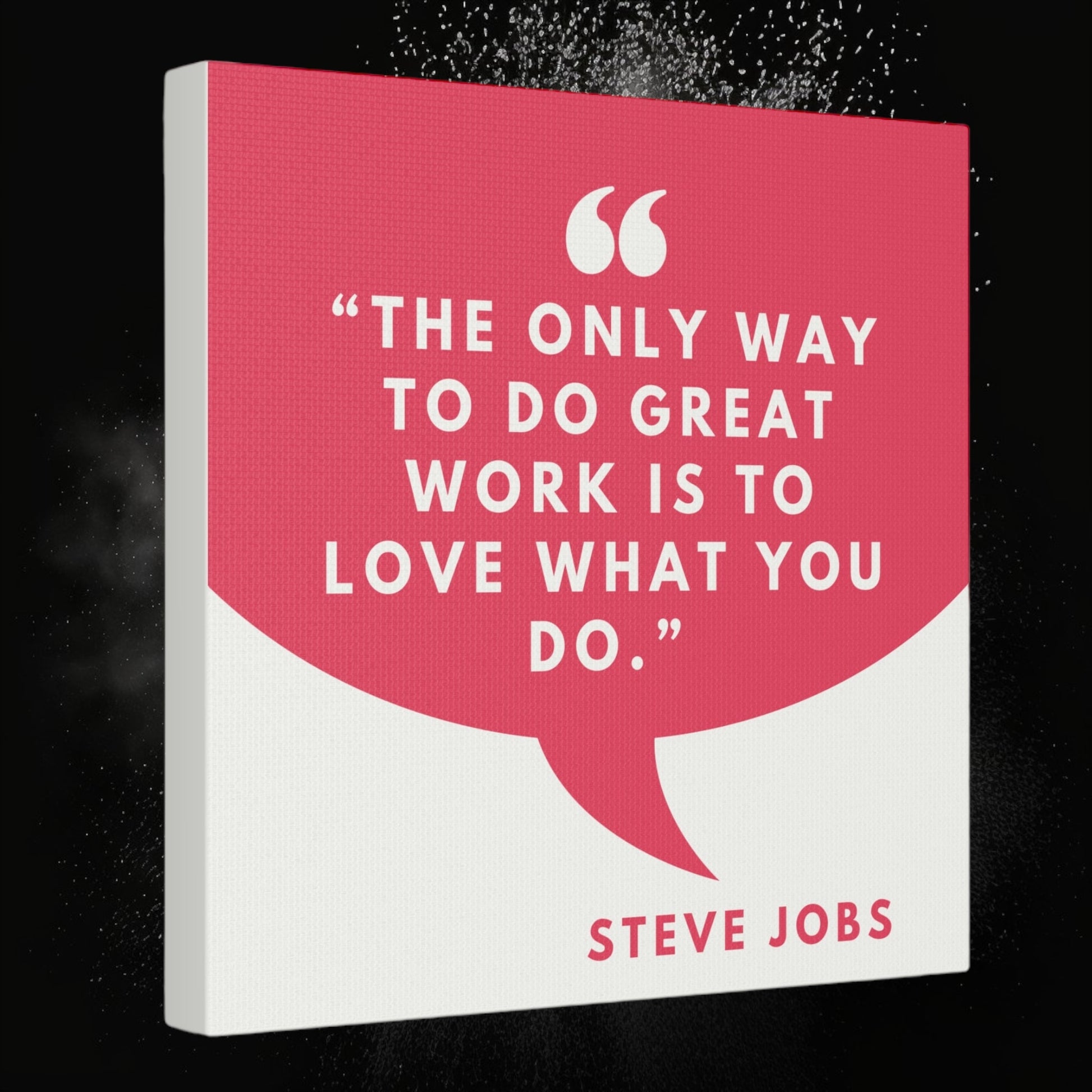 Steve Jobs Quote Art – Motivational Entrepreneur Canvas for Office
