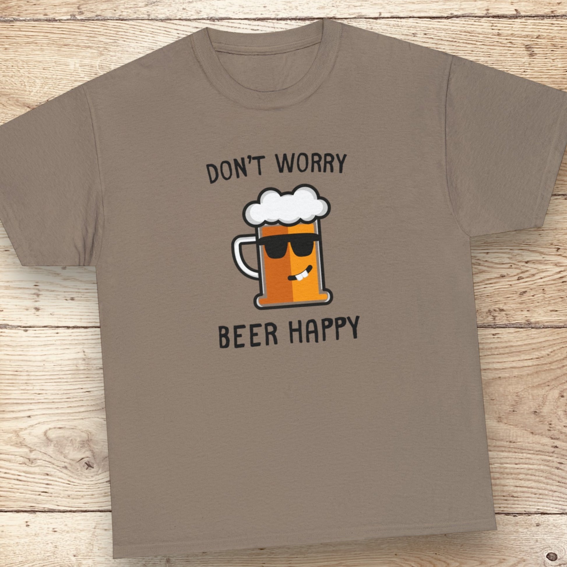 "Don't Worry, Beer Happy" T-Shirt - Weave Got Gifts - Unique Gifts You Won’t Find Anywhere Else!