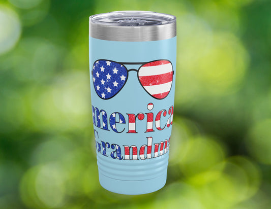 "American Grandma" Ring neck Tumbler - Weave Got Gifts - Unique Gifts You Won’t Find Anywhere Else!