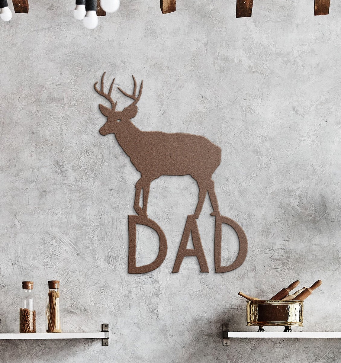 "Hunting Dad" Metal Sign - Weave Got Gifts - Unique Gifts You Won’t Find Anywhere Else!