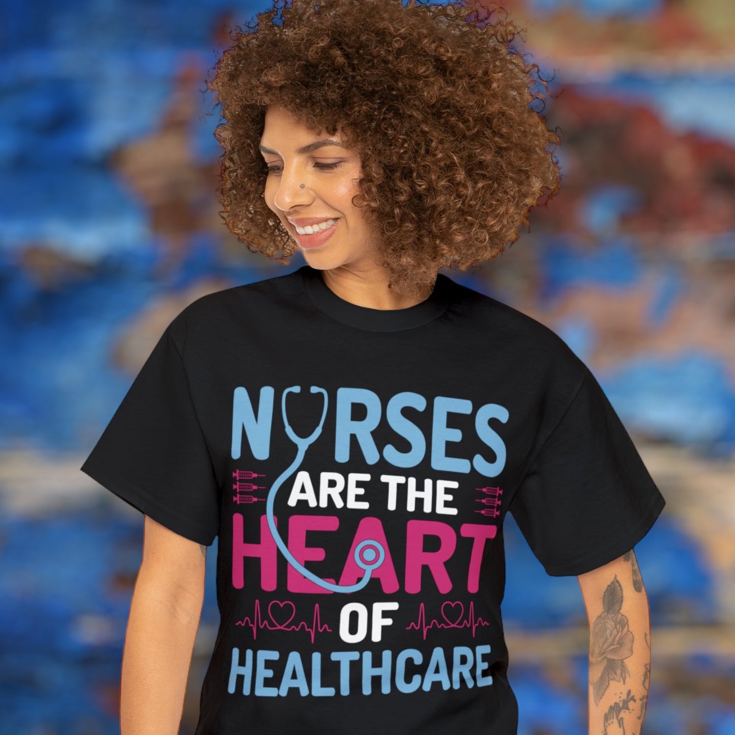 Nurses Are the Heart of Healthcare t-shirt
