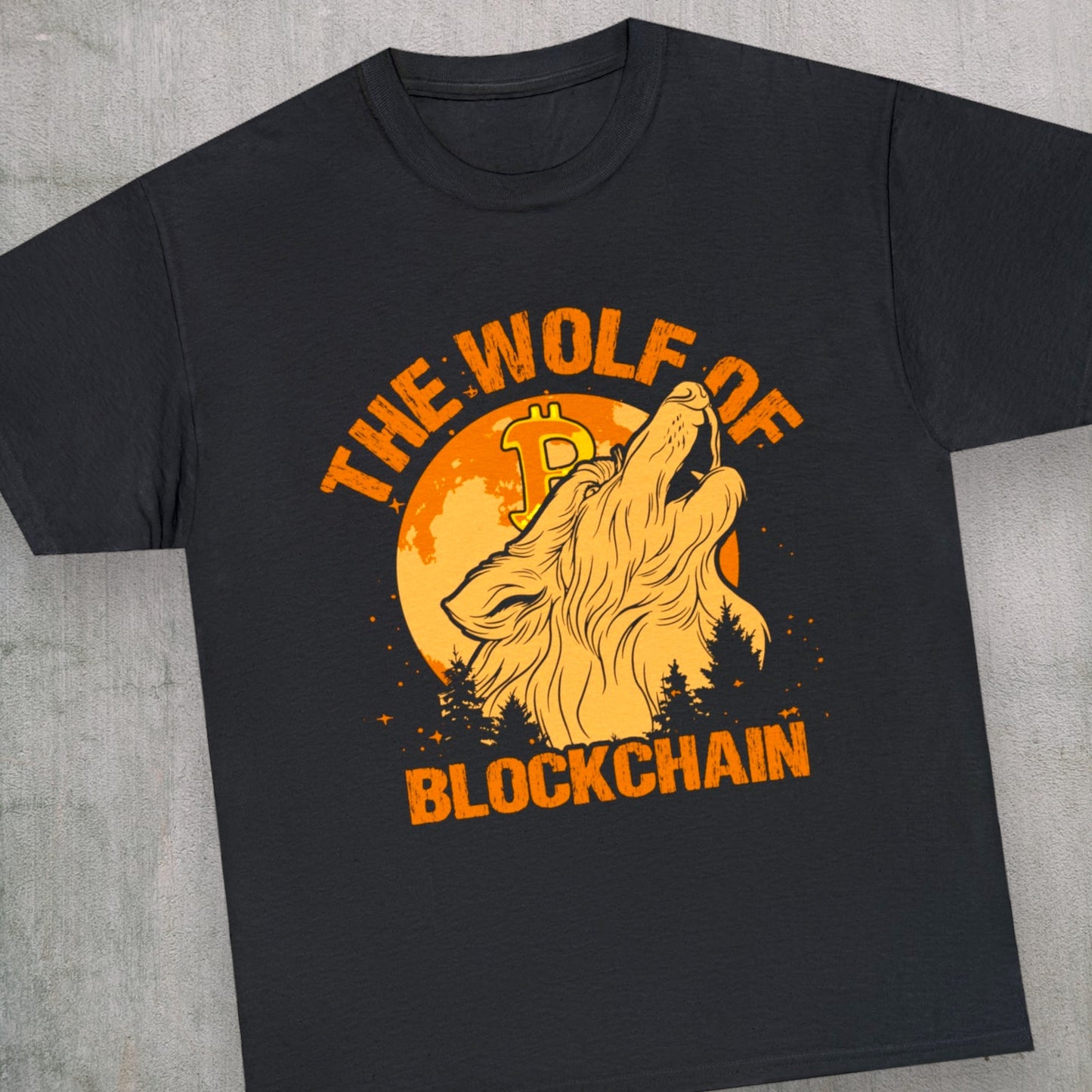 "The Wolf Of Blockchain" T-Shirt - Weave Got Gifts - Unique Gifts You Won’t Find Anywhere Else!