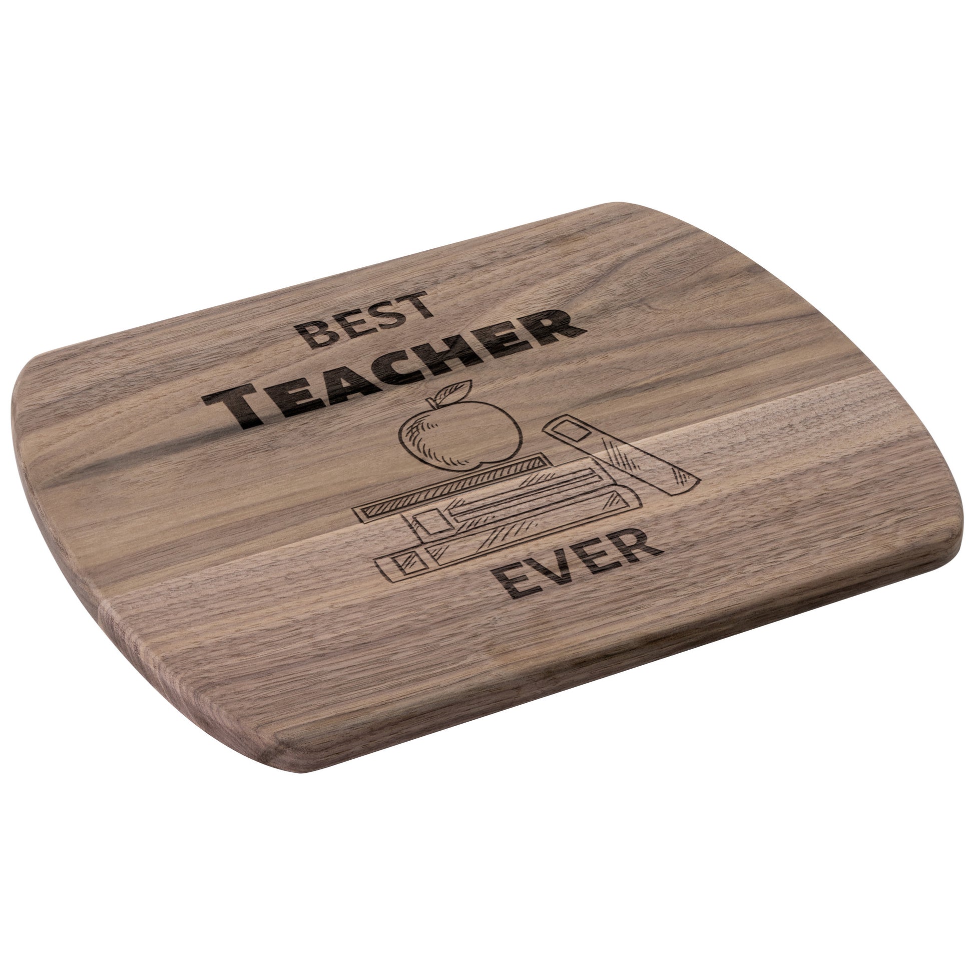 "Best Teacher Ever" Hardwood Cutting Board - Weave Got Gifts - Unique Gifts You Won’t Find Anywhere Else!