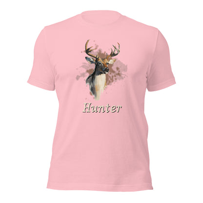 Hunter t-shirt with rugged buck design
