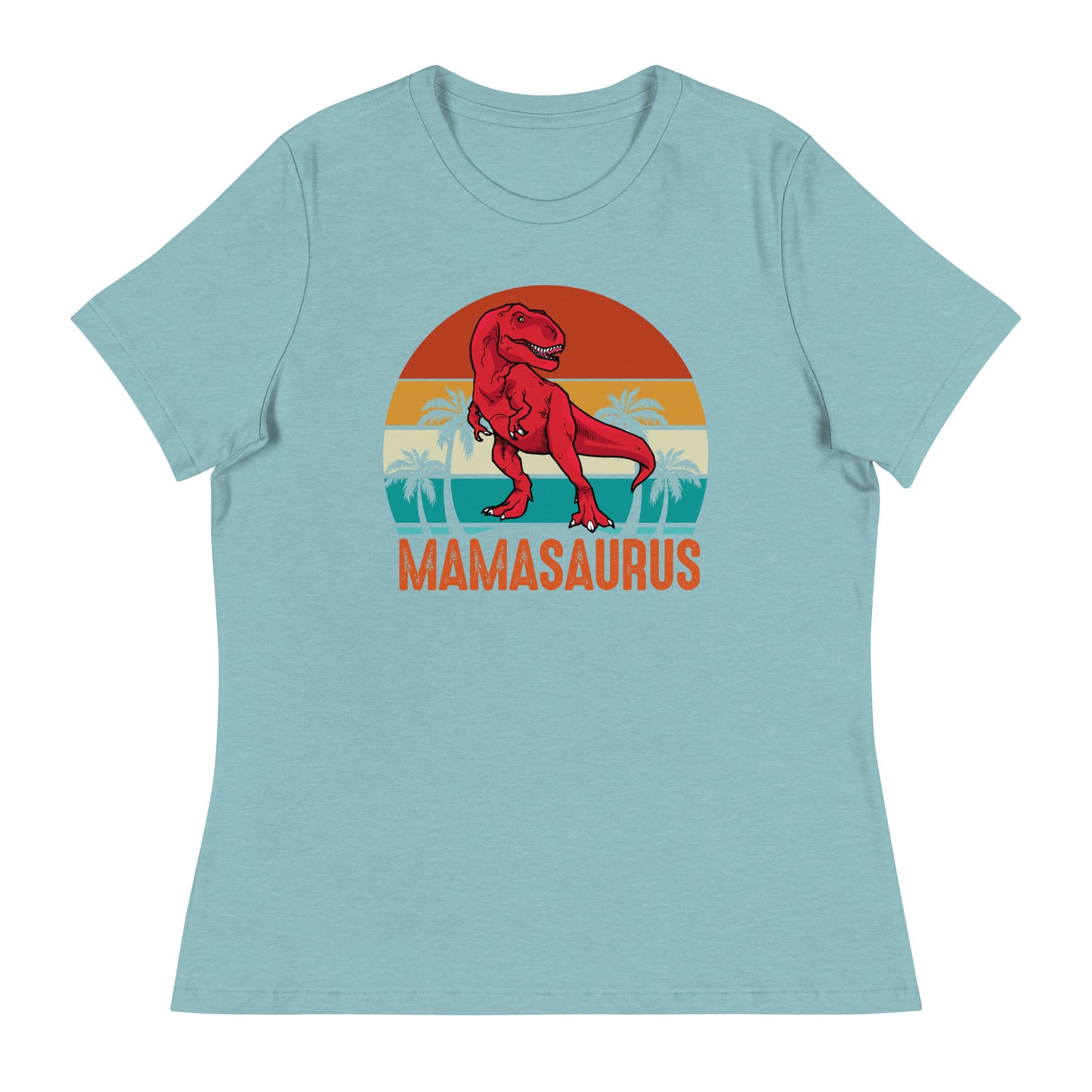 Playful T-Rex Mamasaurus shirt for women
