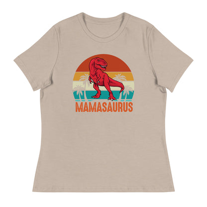 Retro-inspired Mamasaurus Rex shirt with colorful design
