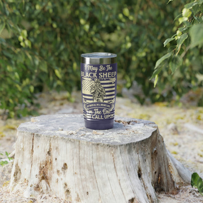 "Black Sheep American Soldier" Ringneck Tumbler, 20oz - Weave Got Gifts - Unique Gifts You Won’t Find Anywhere Else!