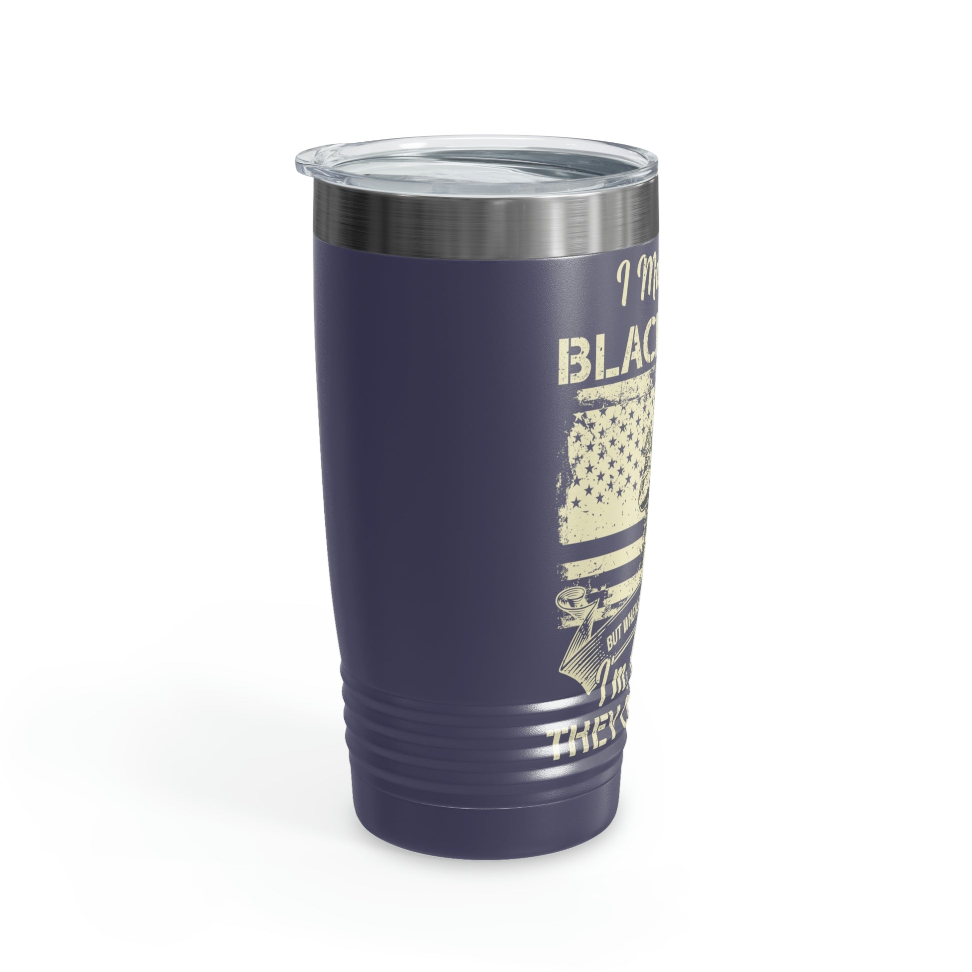 "Black Sheep American Soldier" Ringneck Tumbler, 20oz - Weave Got Gifts - Unique Gifts You Won’t Find Anywhere Else!