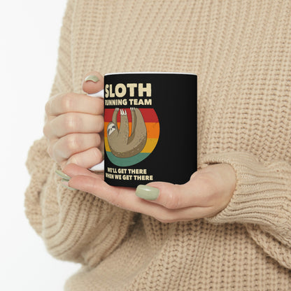 "Sloth Running Team" Coffee Mug - Weave Got Gifts - Unique Gifts You Won’t Find Anywhere Else!