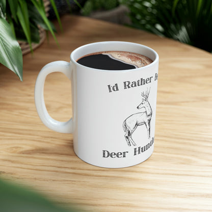 Gift-worthy deer hunting coffee mug for the avid hunter