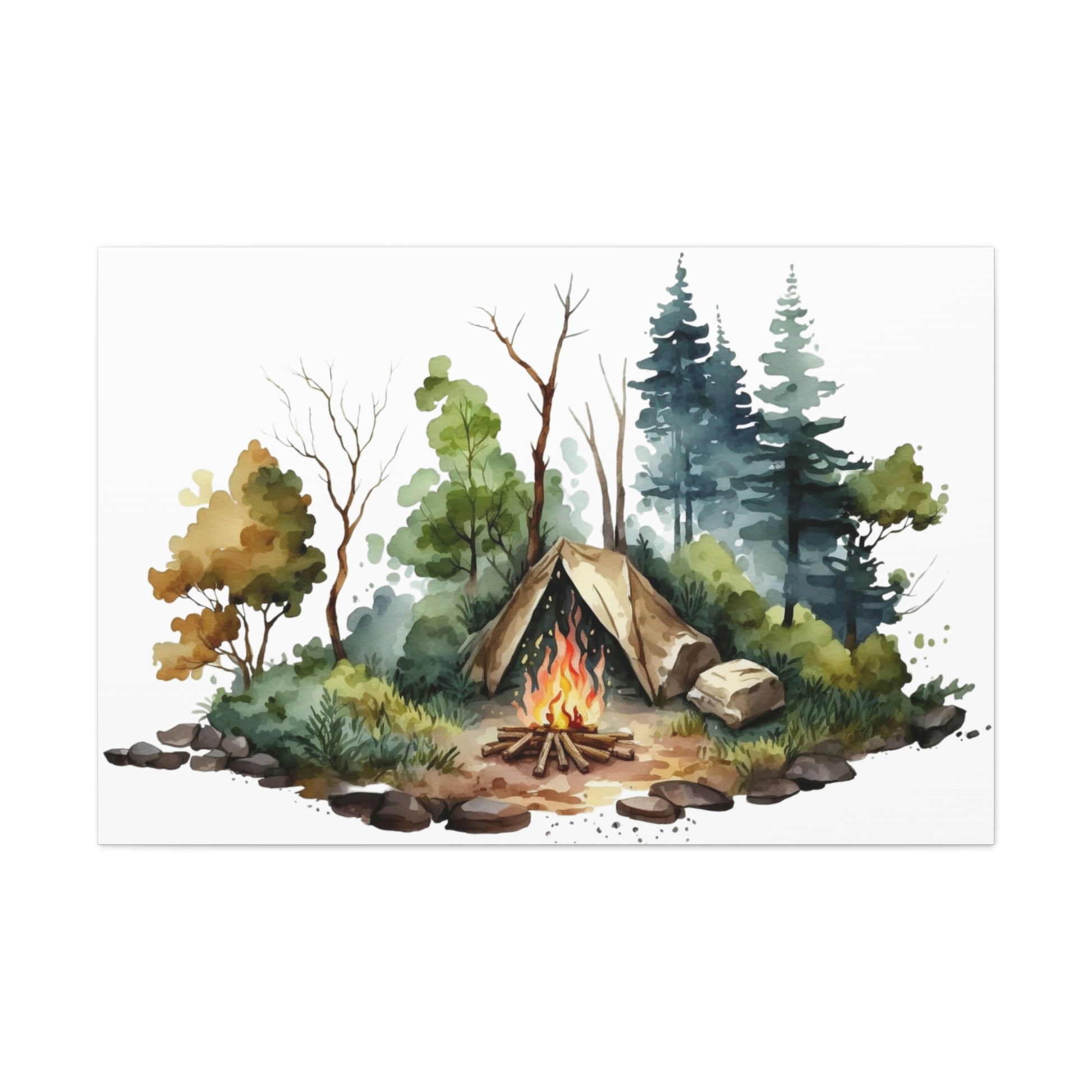 "Camping In The Woods" Wall Art - Weave Got Gifts - Unique Gifts You Won’t Find Anywhere Else!