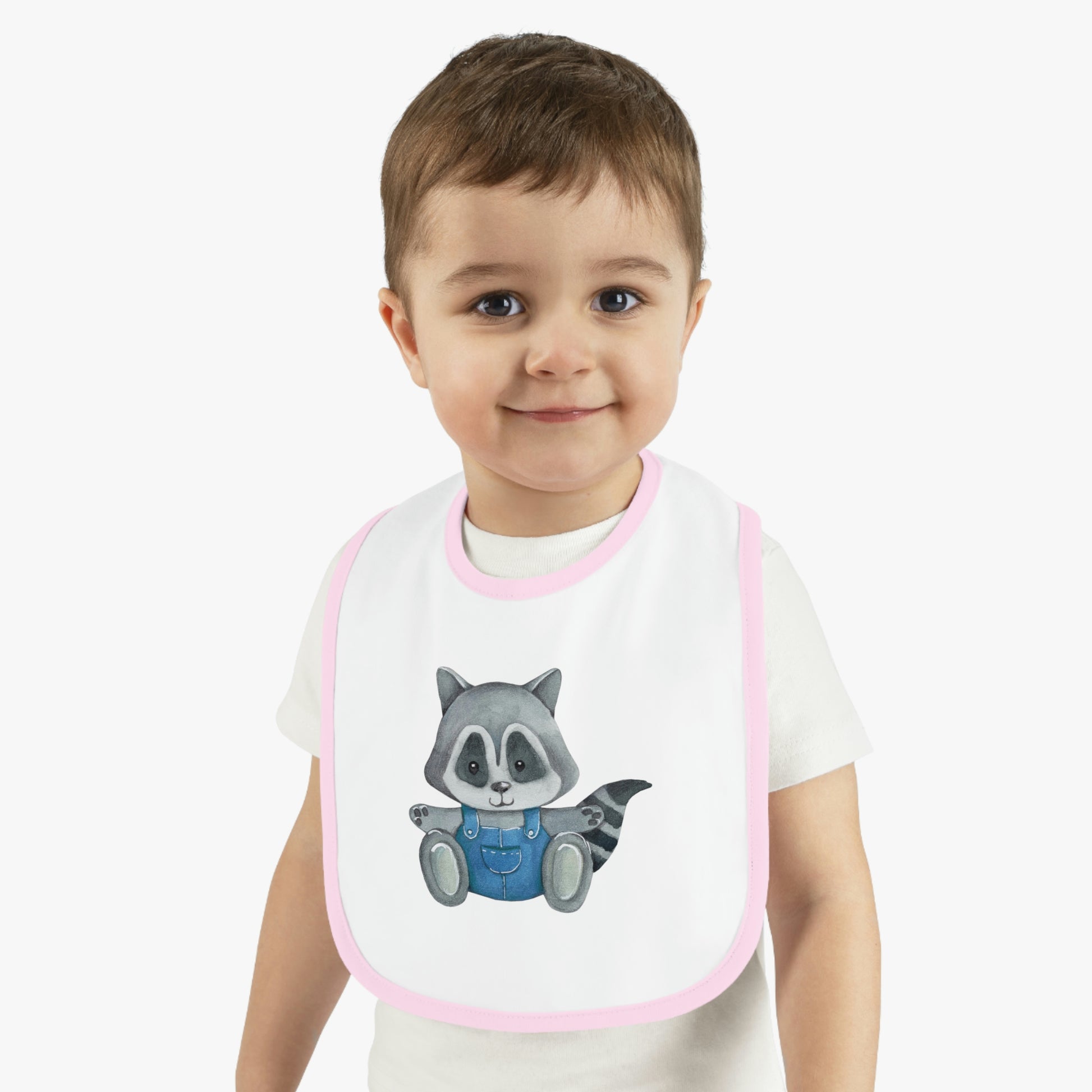 "Baby Boy Raccoon" Baby Bib - Weave Got Gifts - Unique Gifts You Won’t Find Anywhere Else!