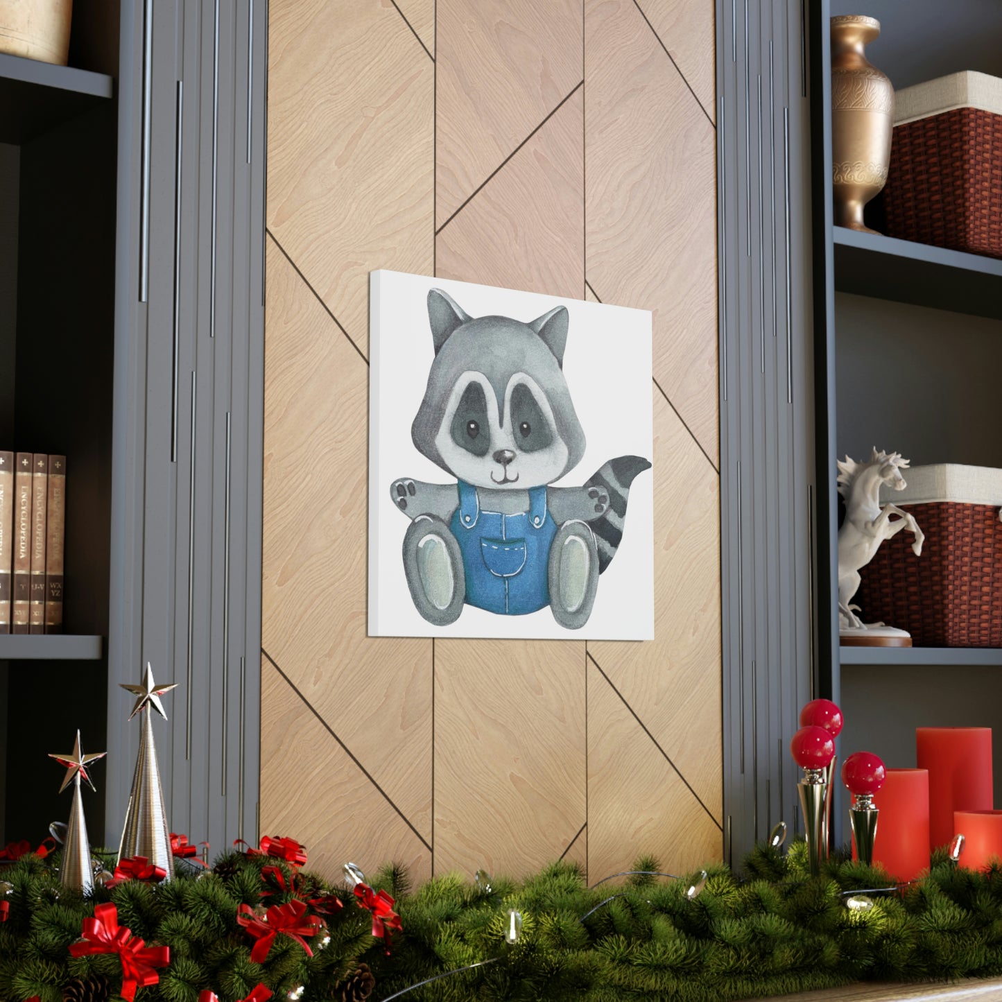 "Blue Boy Raccoon" Wall Art - Weave Got Gifts - Unique Gifts You Won’t Find Anywhere Else!