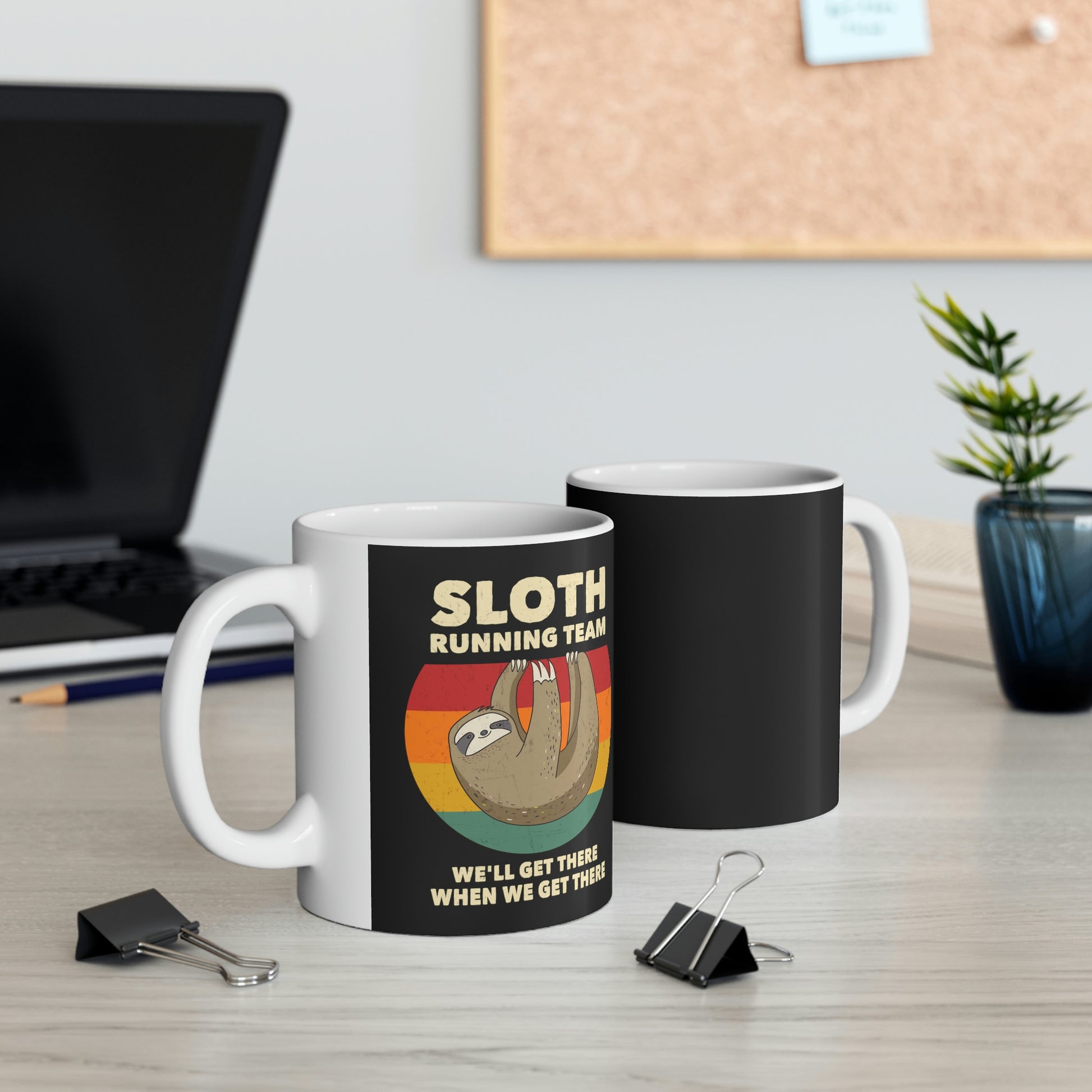 "Sloth Running Team" Coffee Mug - Weave Got Gifts - Unique Gifts You Won’t Find Anywhere Else!