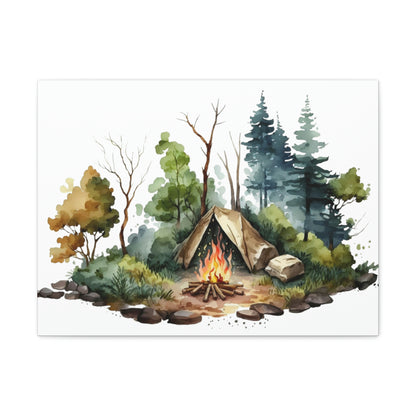 "Camping In The Woods" Wall Art - Weave Got Gifts - Unique Gifts You Won’t Find Anywhere Else!