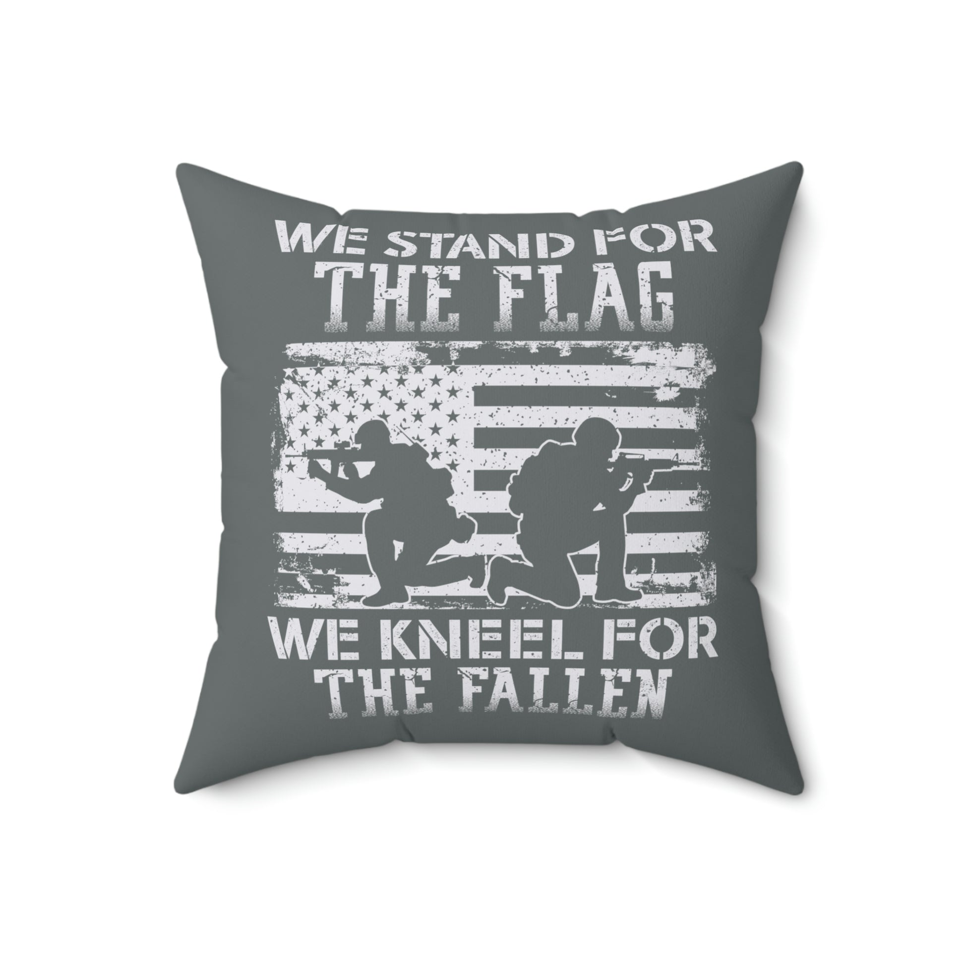 Patriotic gift pillow for veterans and military families
