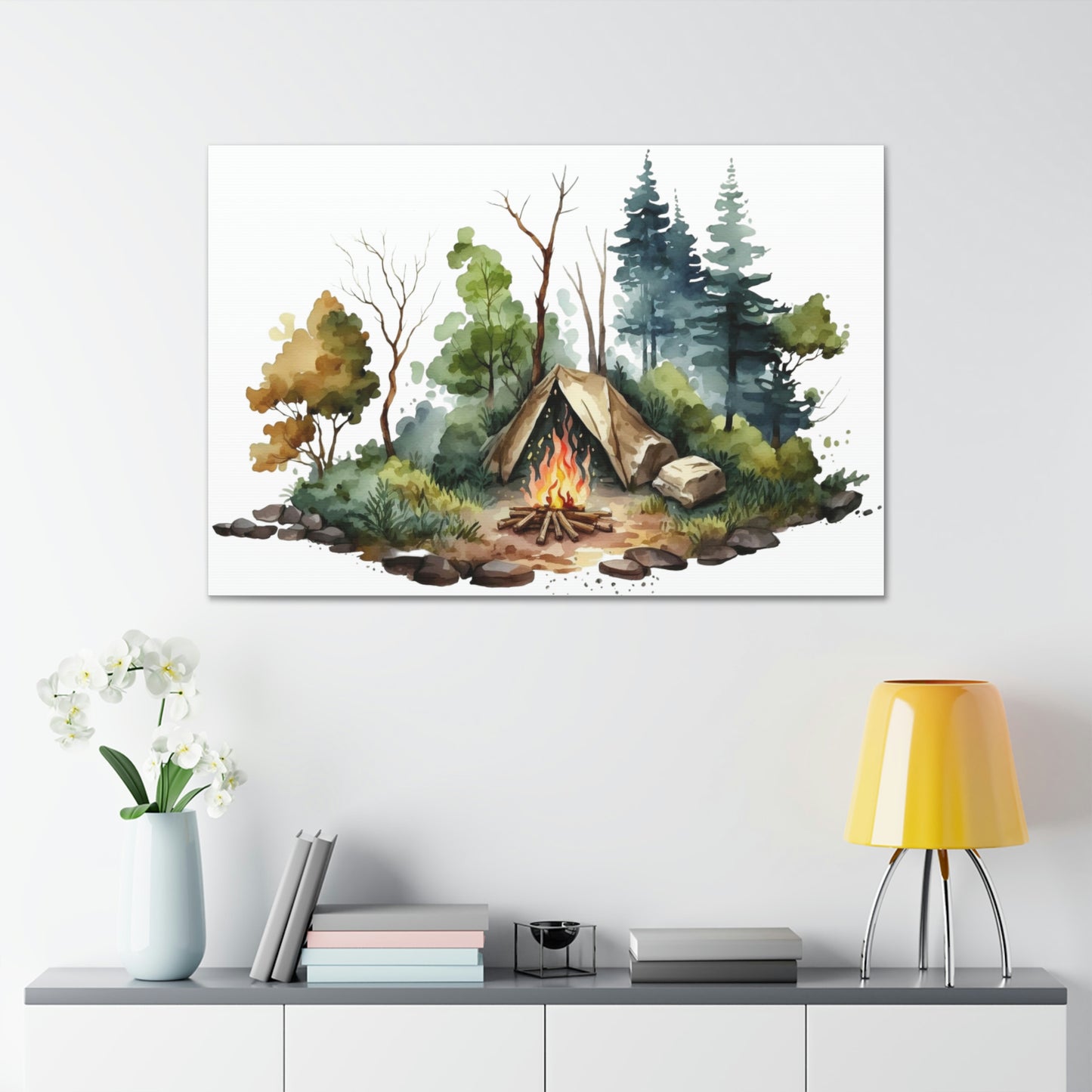 "Camping In The Woods" Wall Art - Weave Got Gifts - Unique Gifts You Won’t Find Anywhere Else!