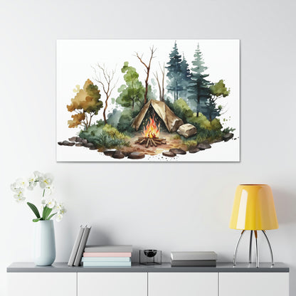 "Camping In The Woods" Wall Art - Weave Got Gifts - Unique Gifts You Won’t Find Anywhere Else!