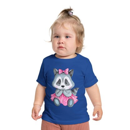 "Pink Girl Raccoon" Kid's T-Shirt - Weave Got Gifts - Unique Gifts You Won’t Find Anywhere Else!