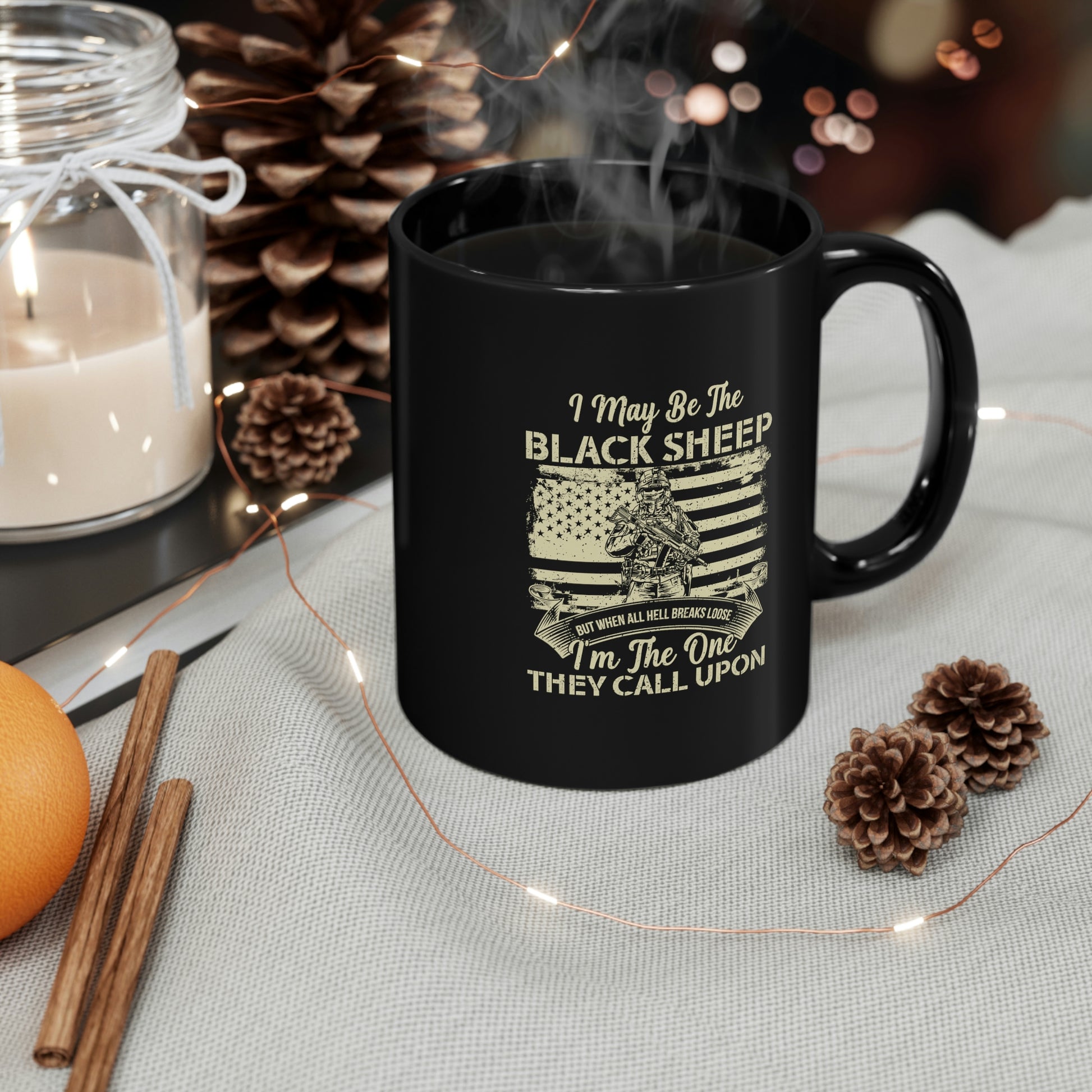 "Black Sheep Soldier" Coffee Mug - Weave Got Gifts - Unique Gifts You Won’t Find Anywhere Else!