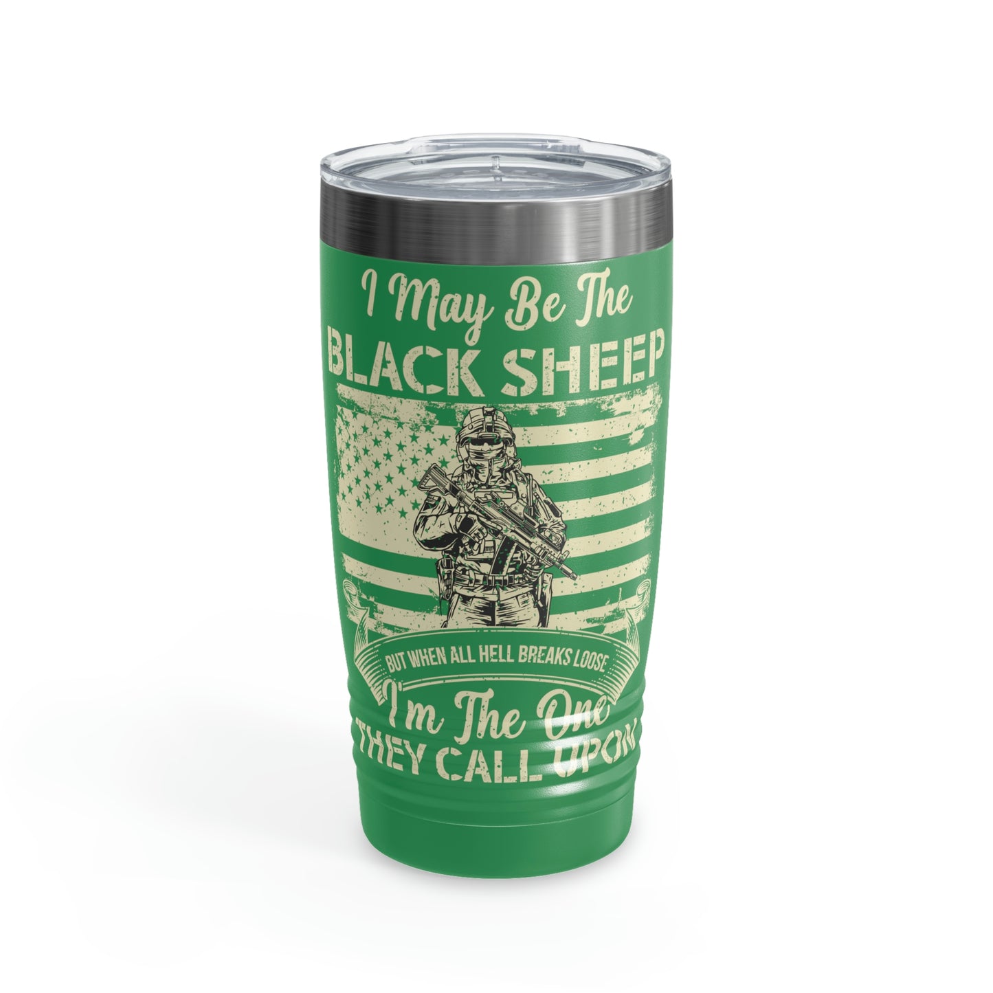 Resilient tumbler for military personnel and veterans
