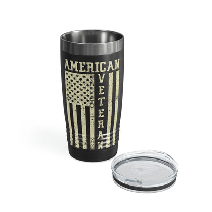 "American Veteran" Tumbler, 20oz - Weave Got Gifts - Unique Gifts You Won’t Find Anywhere Else!