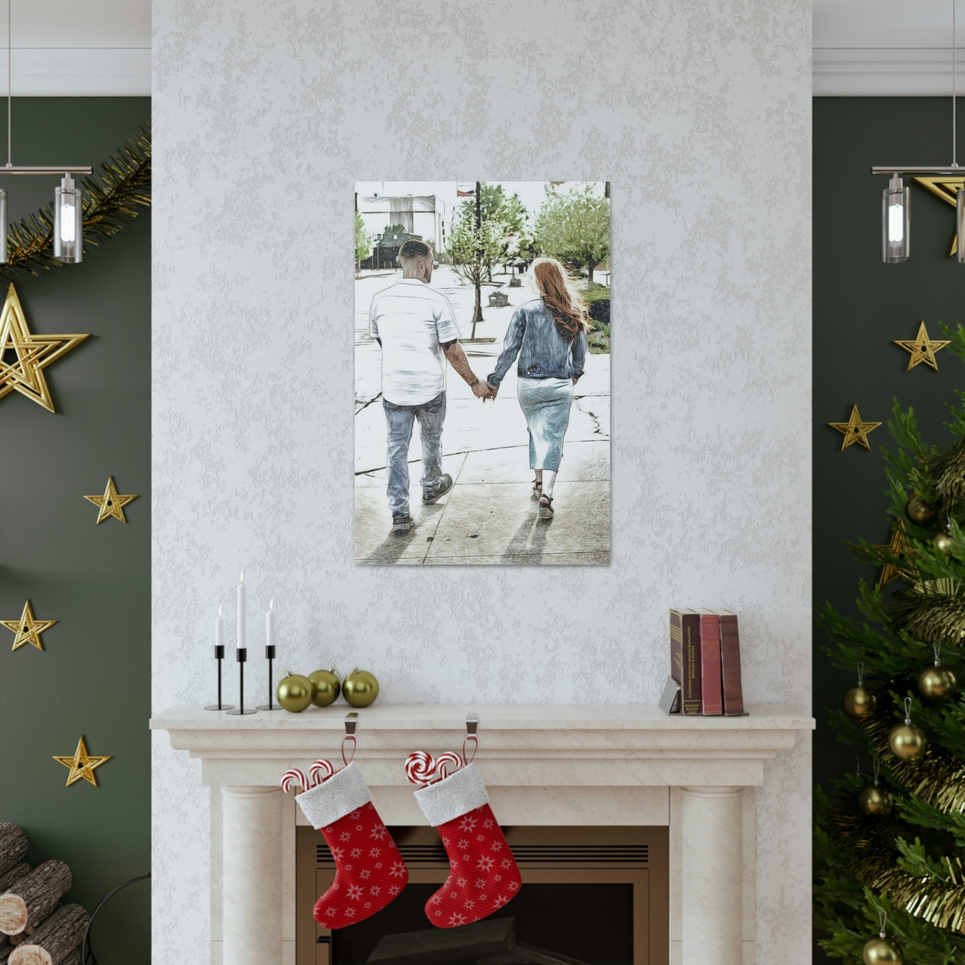 "Love Story Photo" Wall Art - Weave Got Gifts - Unique Gifts You Won’t Find Anywhere Else!