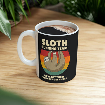 "Sloth Running Team" Coffee Mug - Weave Got Gifts - Unique Gifts You Won’t Find Anywhere Else!