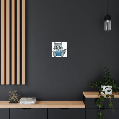 "Blue Boy Raccoon" Wall Art - Weave Got Gifts - Unique Gifts You Won’t Find Anywhere Else!