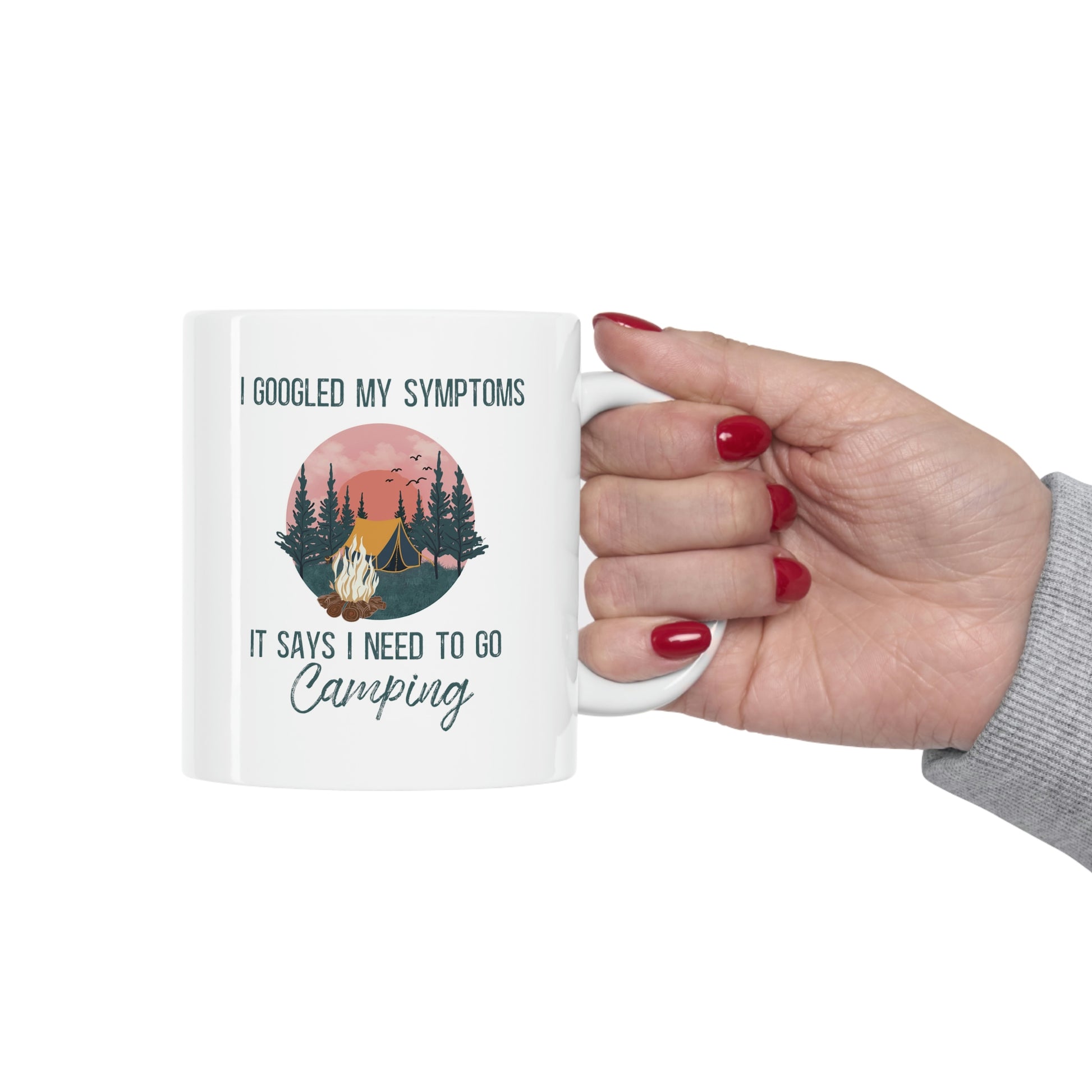 "Google Says I Need To Go Camping" Coffee Cup - Weave Got Gifts - Unique Gifts You Won’t Find Anywhere Else!