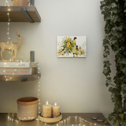 "Blooming Bonds" Canvas Photo Tile - Weave Got Gifts - Unique Gifts You Won’t Find Anywhere Else!