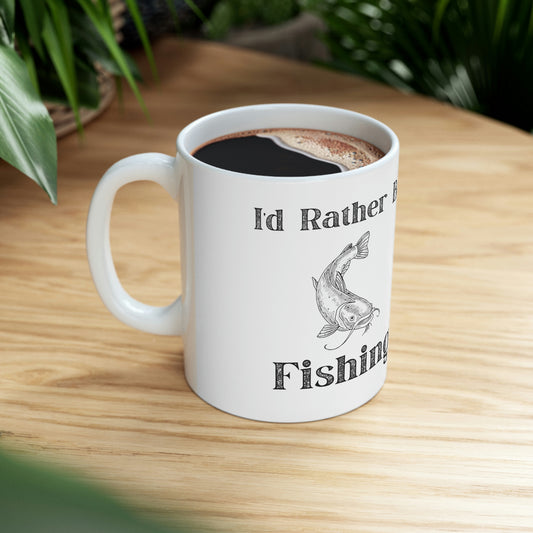 "I'd Rather Be Fishing" Coffee Mug - Weave Got Gifts - Unique Gifts You Won’t Find Anywhere Else!