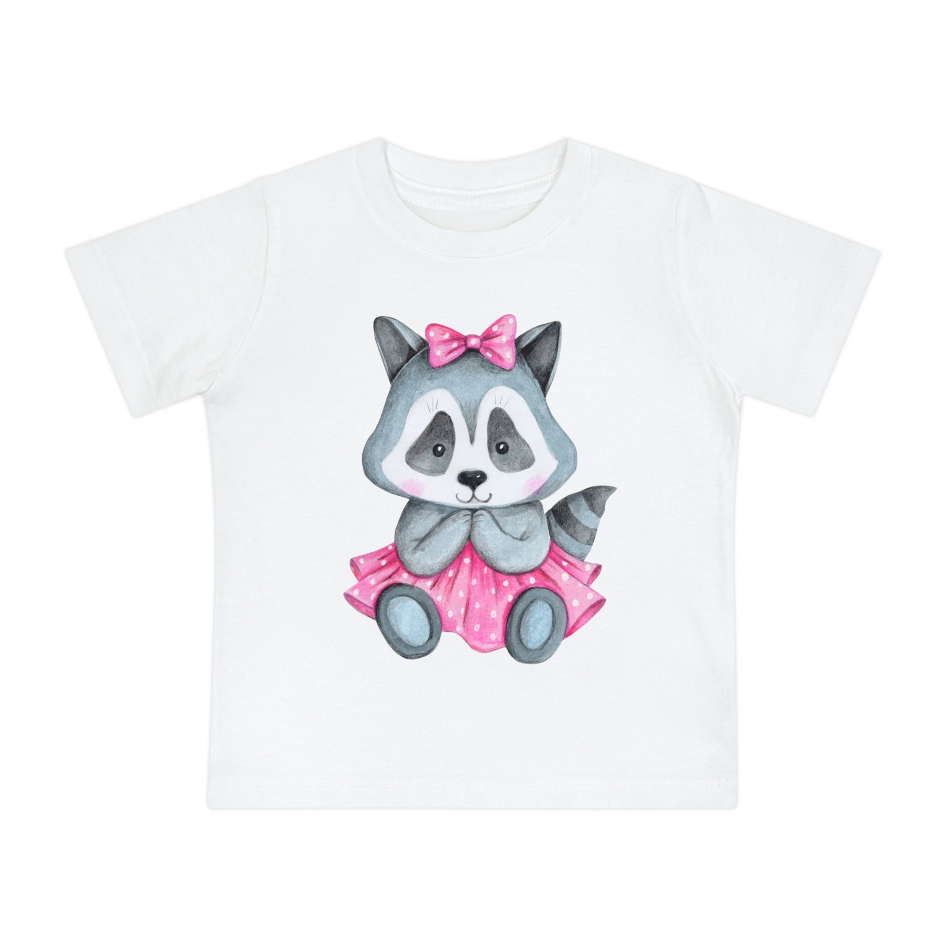 "Pink Girl Raccoon" Kid's T-Shirt - Weave Got Gifts - Unique Gifts You Won’t Find Anywhere Else!