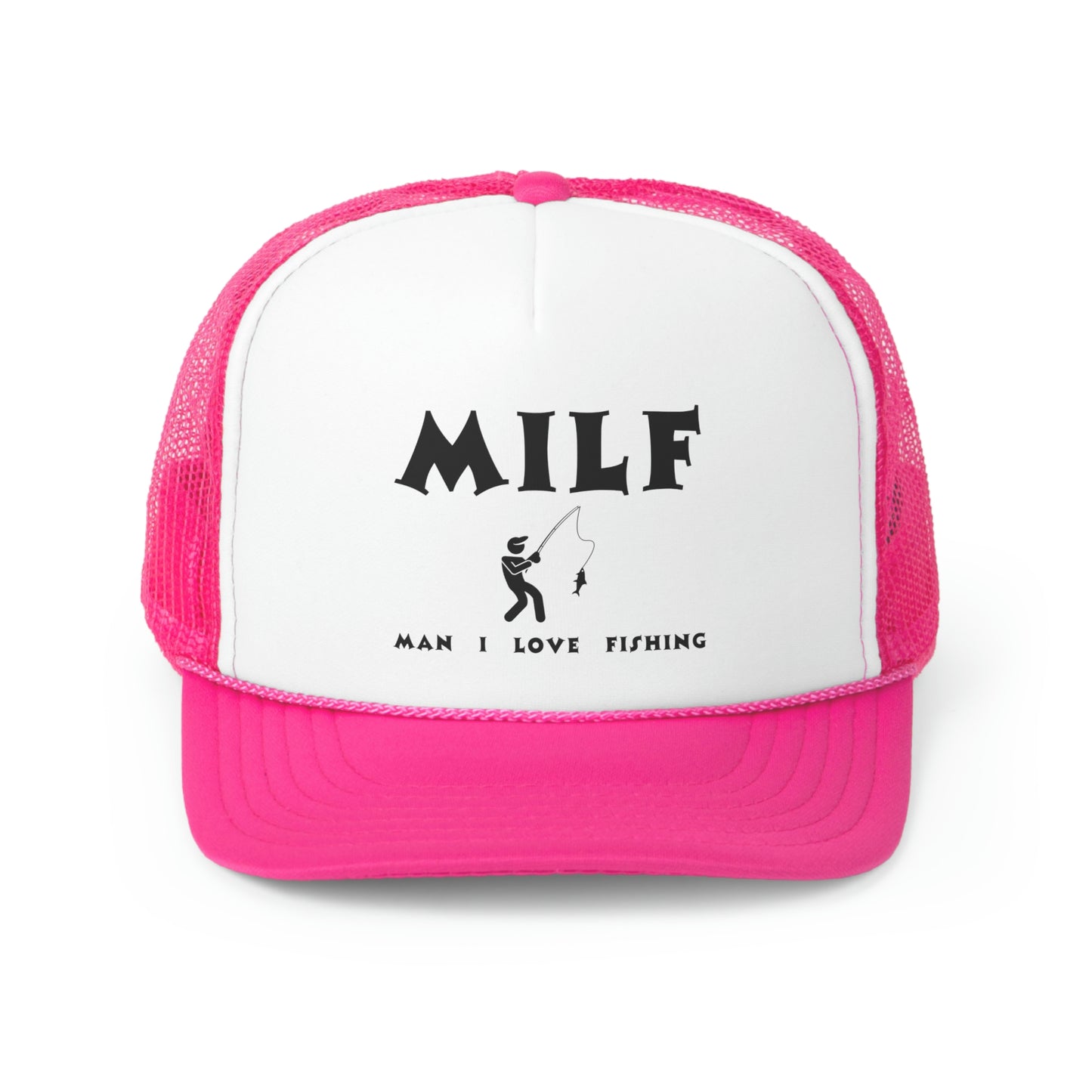 Funny MILF fishing cap with adjustable strap