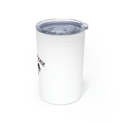 11 oz BPA-free tumbler with sunset beach scene
