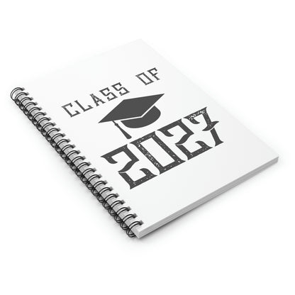 "Class Of 2027" Notebook Ruled Line - Weave Got Gifts - Unique Gifts You Won’t Find Anywhere Else!