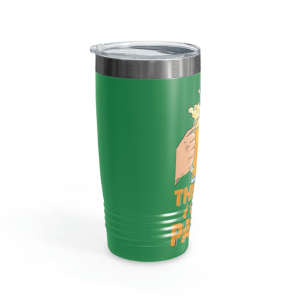 Beer party tumbler in 5 color options for casual drinking
