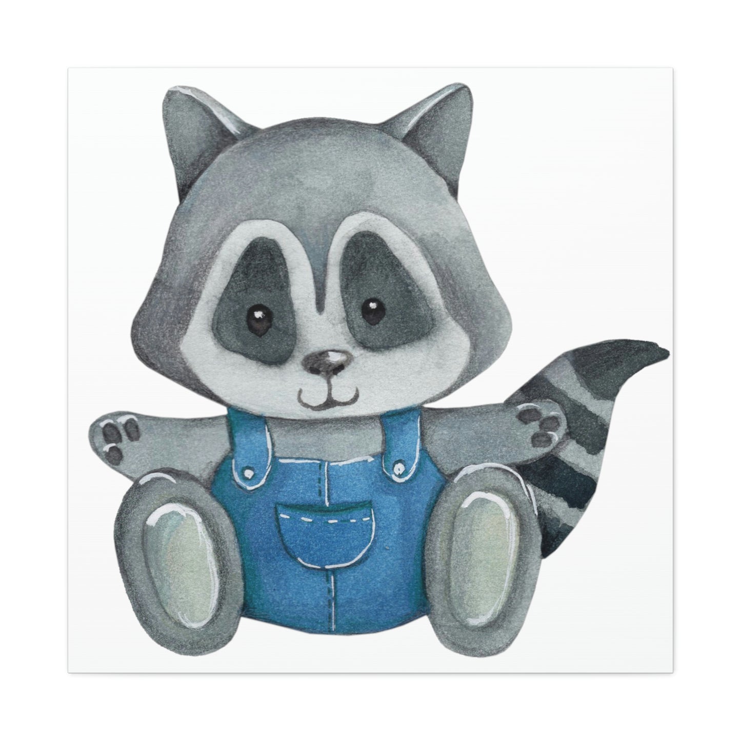 "Blue Boy Raccoon" Wall Art - Weave Got Gifts - Unique Gifts You Won’t Find Anywhere Else!