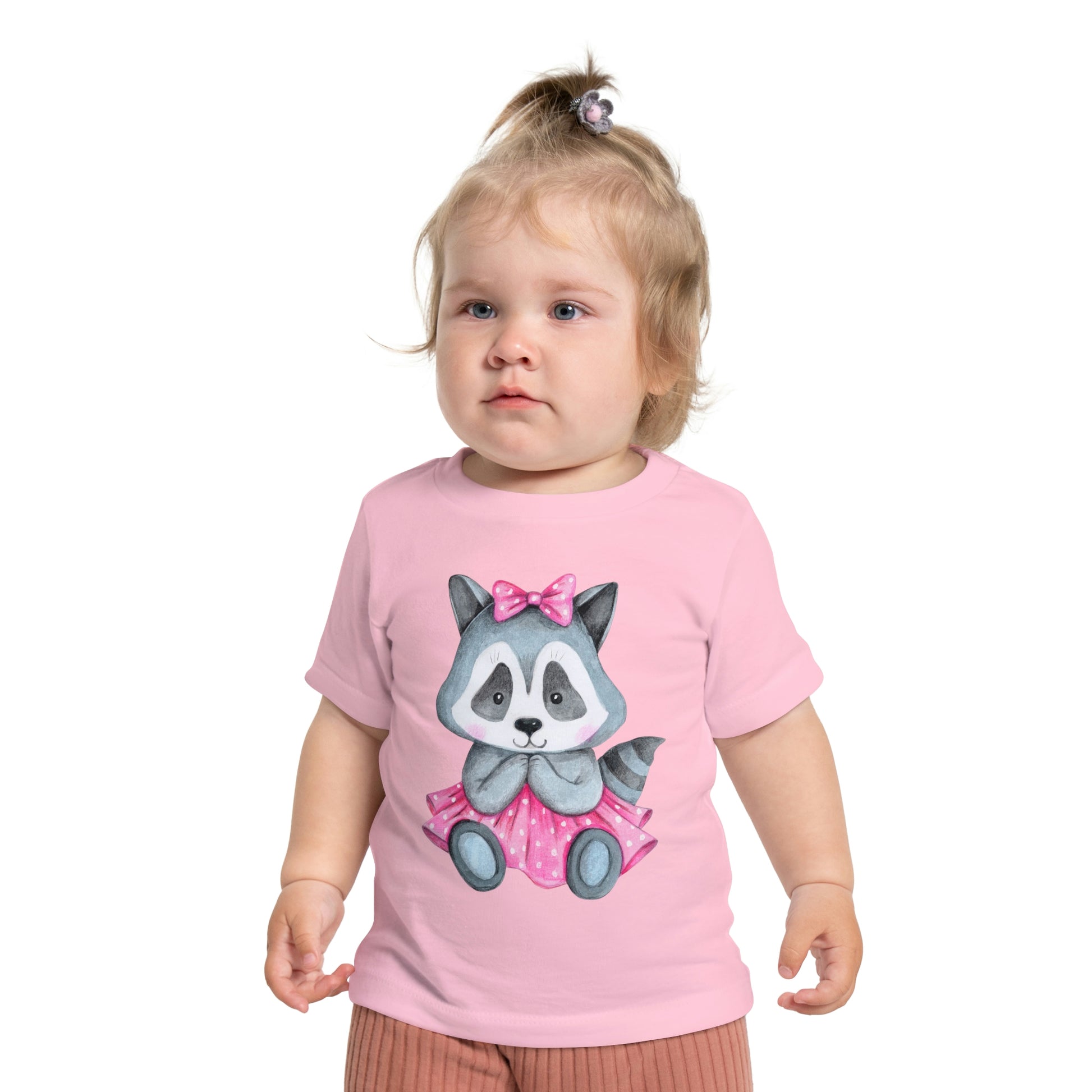 "Pink Girl Raccoon" Kid's T-Shirt - Weave Got Gifts - Unique Gifts You Won’t Find Anywhere Else!