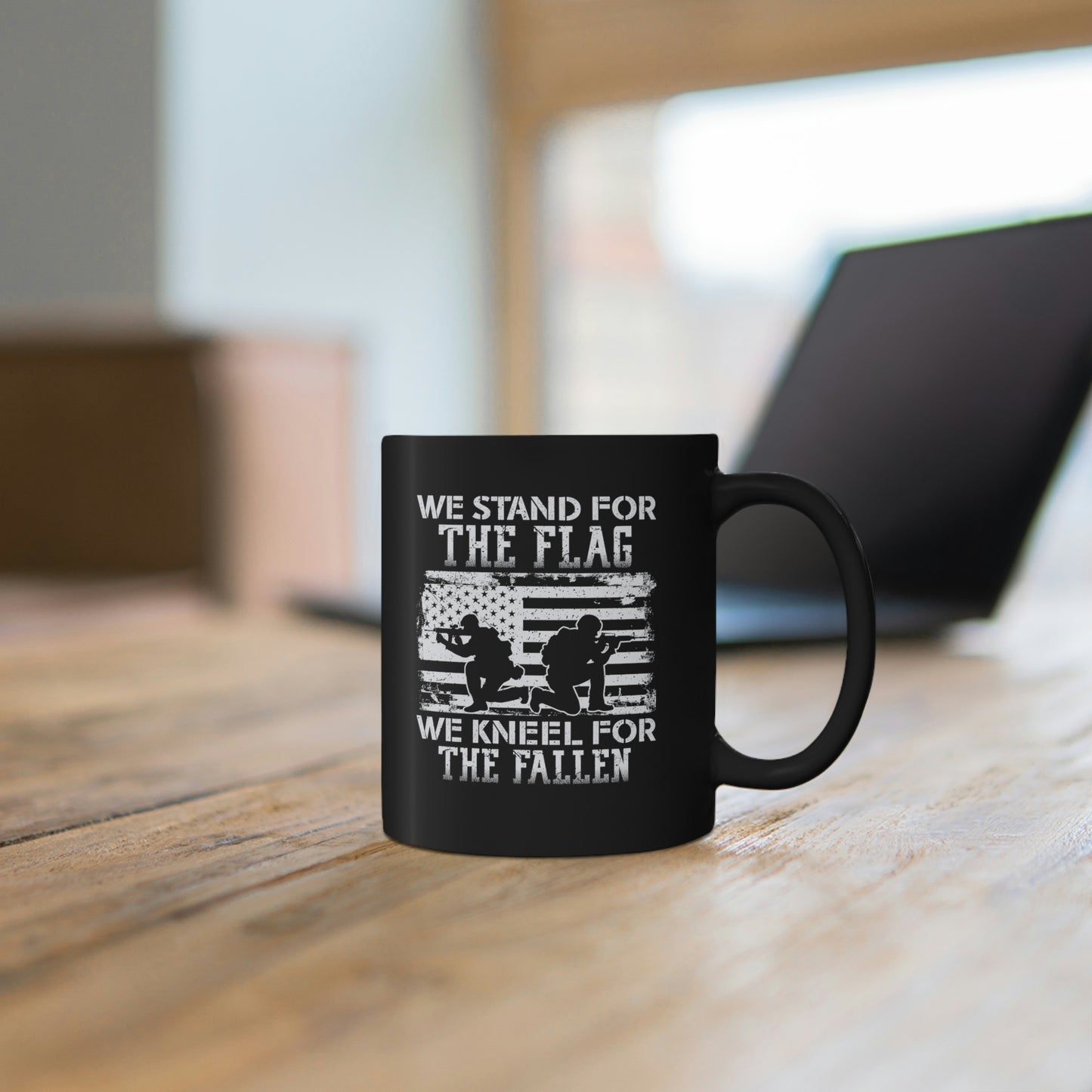 "Stand For The Flag, Kneel For The Fallen" Coffee Mug - Weave Got Gifts - Unique Gifts You Won’t Find Anywhere Else!