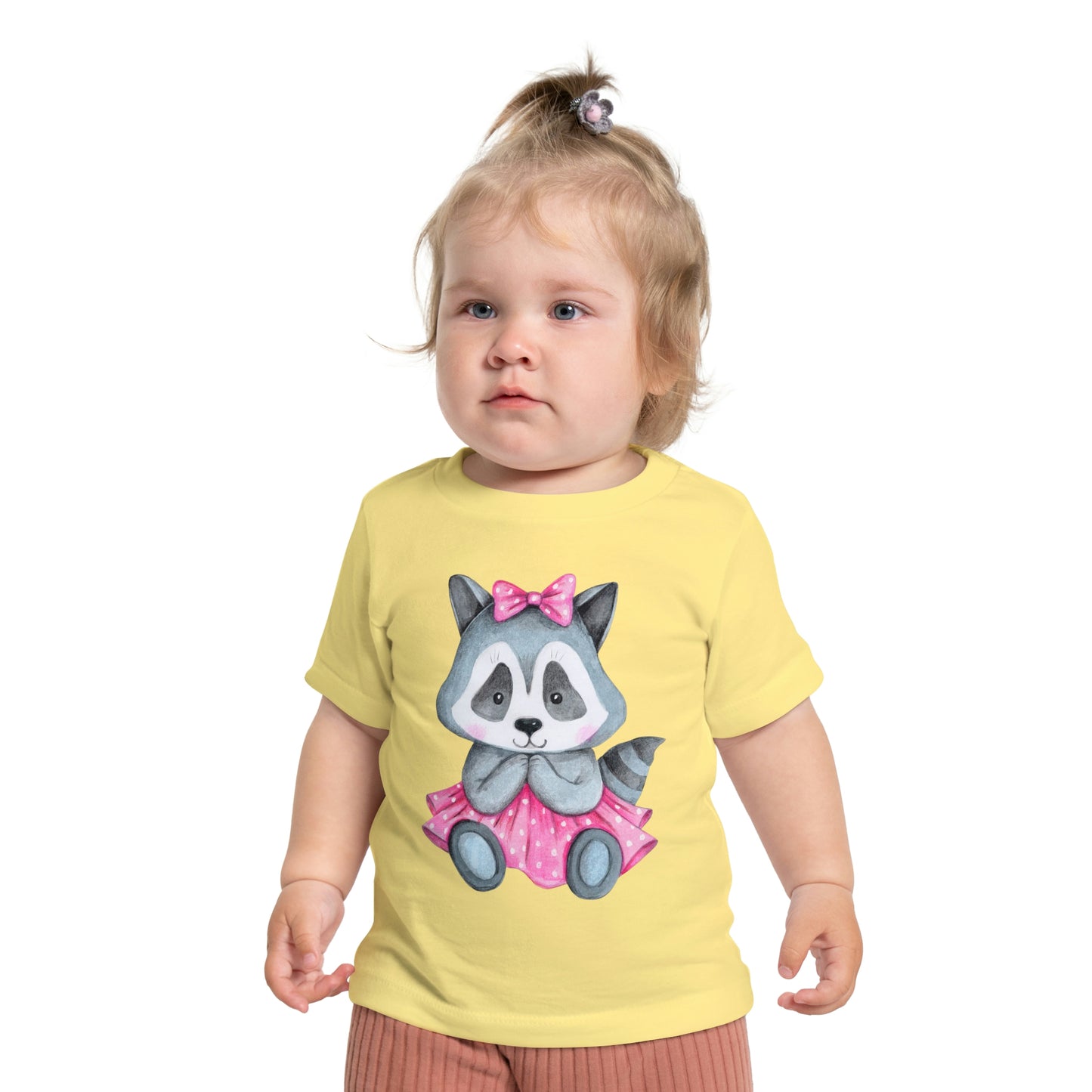 "Pink Girl Raccoon" Kid's T-Shirt - Weave Got Gifts - Unique Gifts You Won’t Find Anywhere Else!