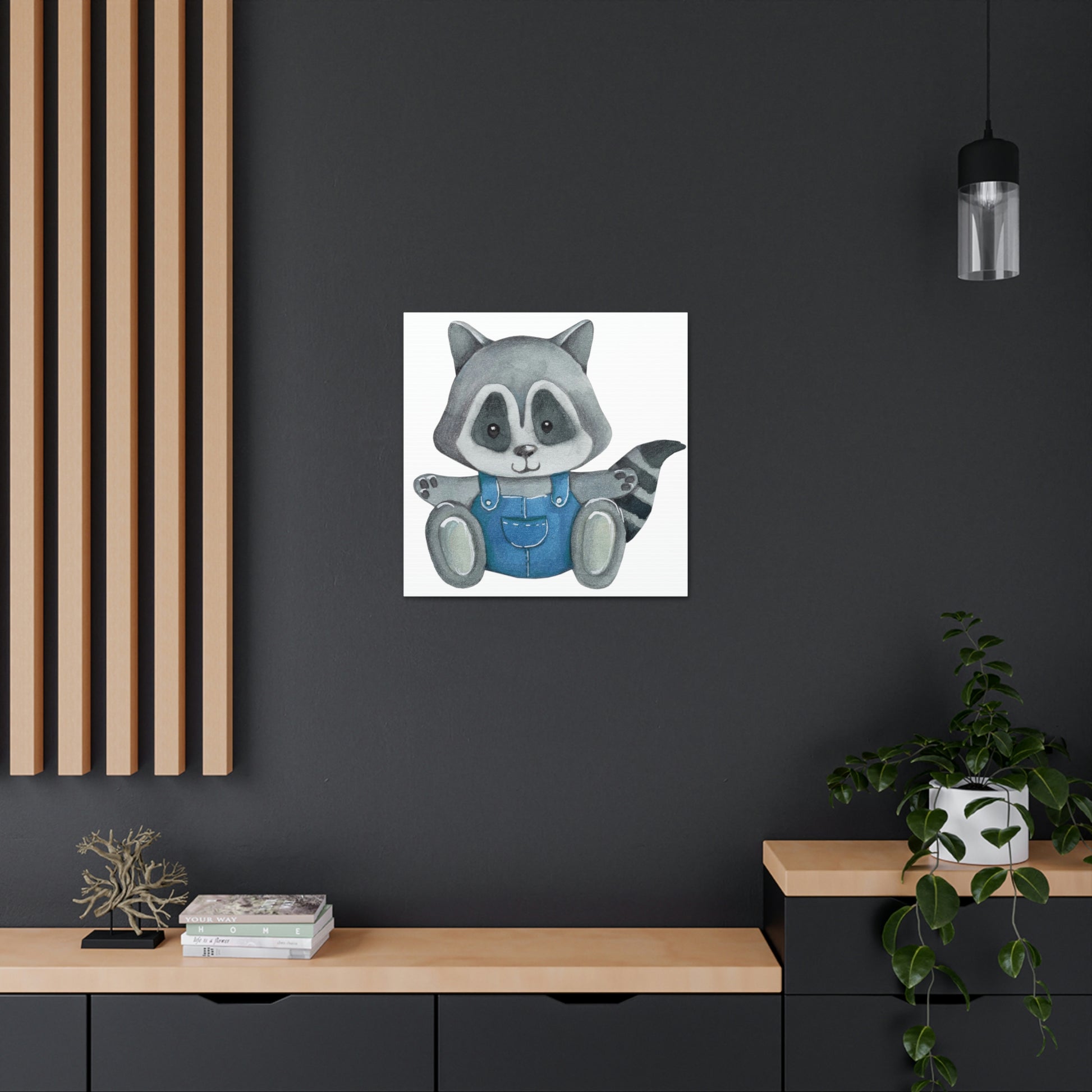 "Blue Boy Raccoon" Wall Art - Weave Got Gifts - Unique Gifts You Won’t Find Anywhere Else!