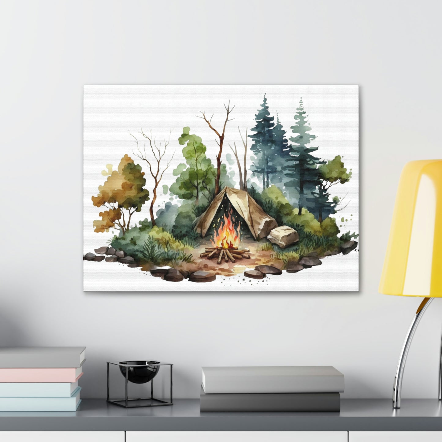 "Camping In The Woods" Wall Art - Weave Got Gifts - Unique Gifts You Won’t Find Anywhere Else!