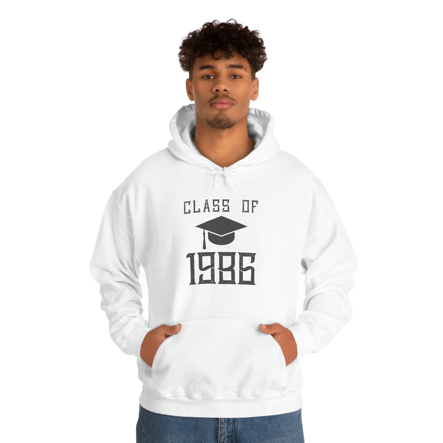 1986 graduation year hoodie for men and women
