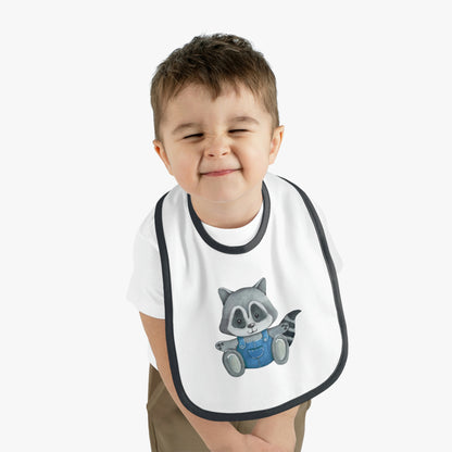 "Baby Boy Raccoon" Baby Bib - Weave Got Gifts - Unique Gifts You Won’t Find Anywhere Else!